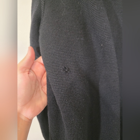 Prada 100% Wool Zip Up Black Sweater In Poor Condition 52 - Picture 8 of 8